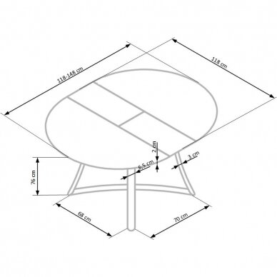 Stalas MORETTI 10 Stalas MORETTI 10