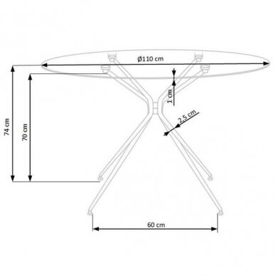 Stalas Rondo 10 Stalas Rondo 10