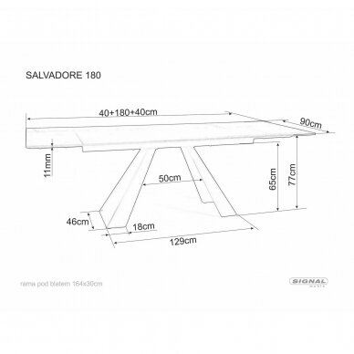 Stalas Salvadore 180 Ceramic 5