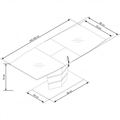 Stalas SORENTO 6 Stalas SORENTO 6