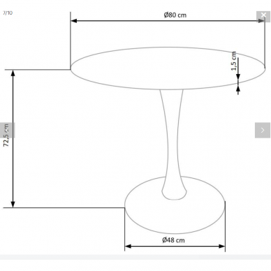 Stalas STING 8 Stalas STING 8