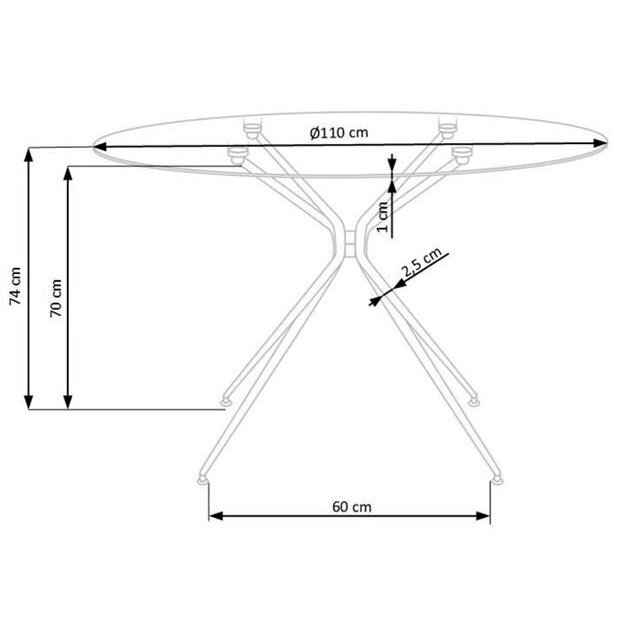Stalas Rondo 10 Stalas Rondo 10