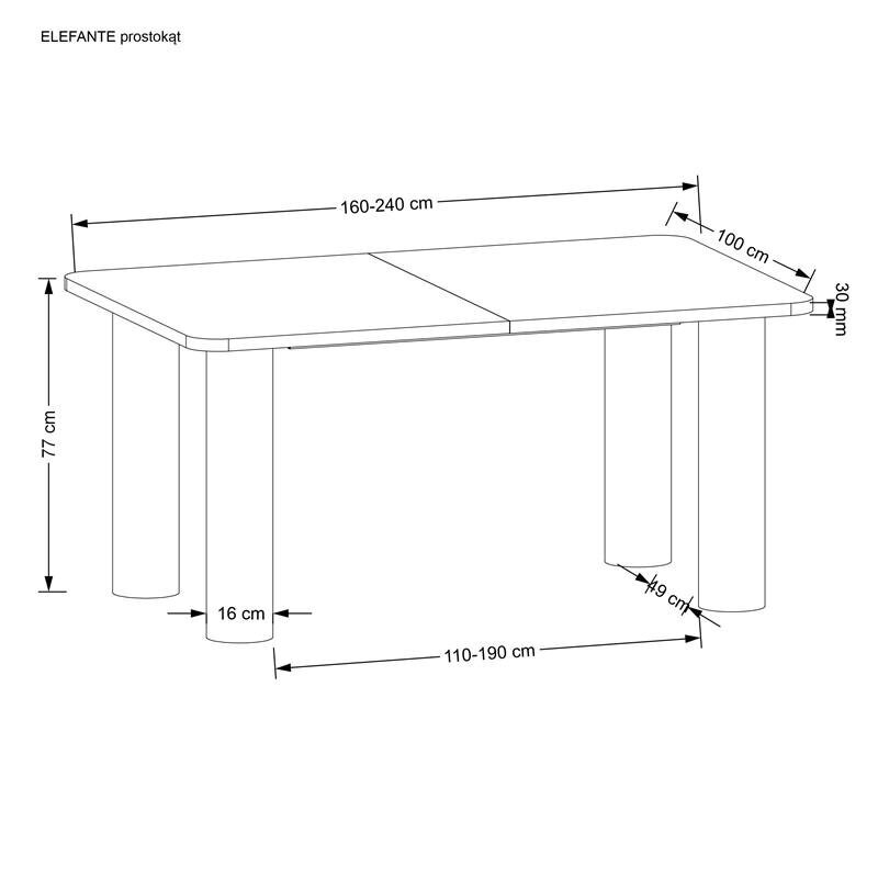 Stalas Elefante 11 Stalas Elefante 11