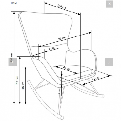 Supamas krėslas LIBERTO 2 11 Supamas krėslas LIBERTO 2 11