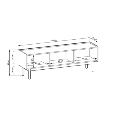 TV staliukas Artsy 5 TV staliukas Artsy 5