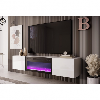 TV staliukas LIVO RTV 180 su židiniu TV staliukas LIVO RTV 180 su židiniu