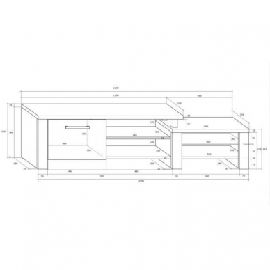 TV staliukas ORION 5 TV staliukas ORION 5