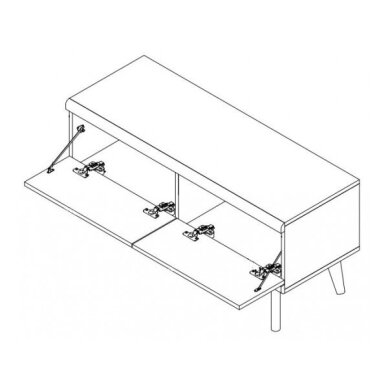 TV staliukas PARMO 1 3 TV staliukas PARMO 1 3