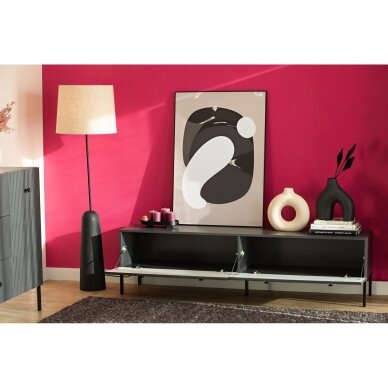 TV staliukas Viena Black 2 5