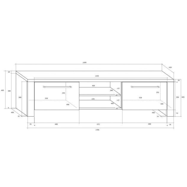 TV staliukas  Helix New 5
