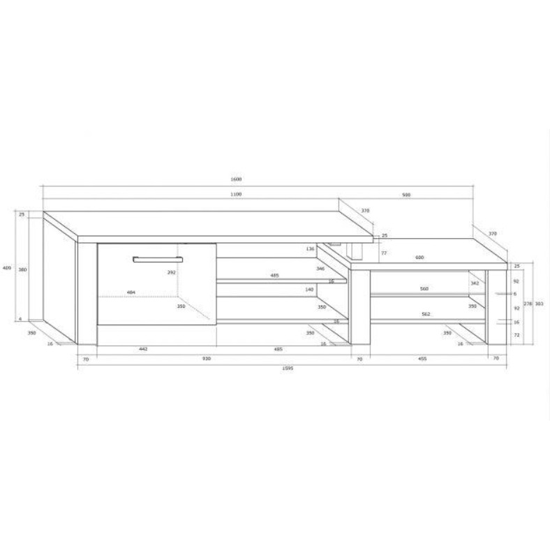 TV staliukas ORION 5