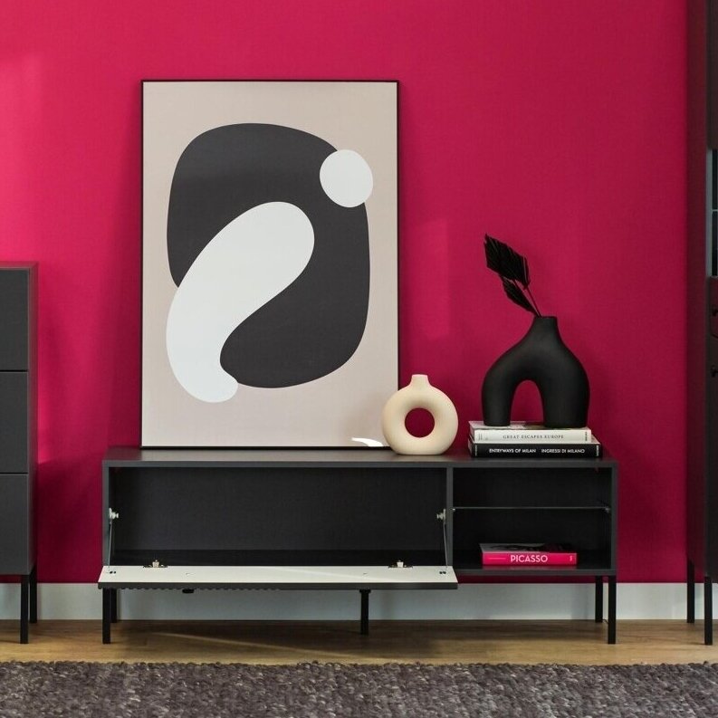 TV staliukas Viena Black 6 TV staliukas Viena Black 6