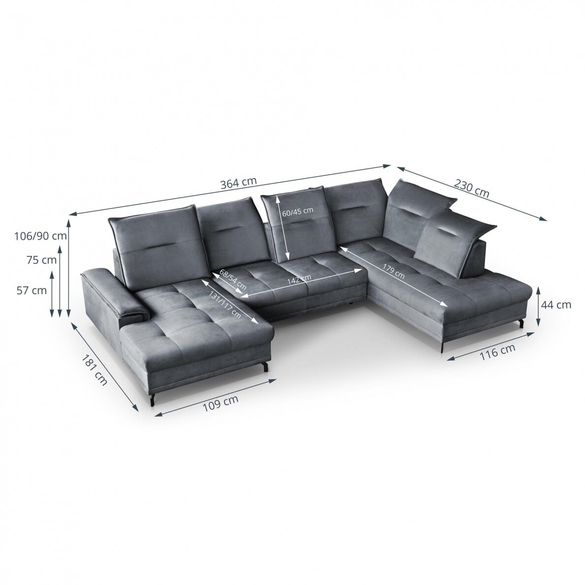 U formos minkštas kampas Uno 10