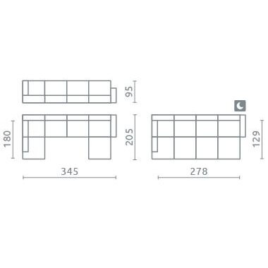 U Formos Minkštas kampas Set I 1 U Formos Minkštas kampas Set I 1