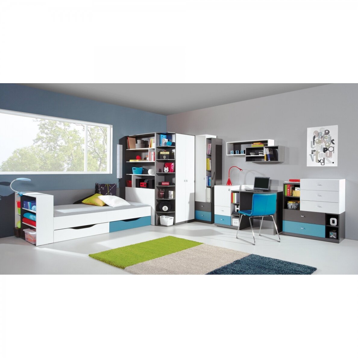 Vaikų kambario komplektas MXA Vaikų kambario komplektas MXA