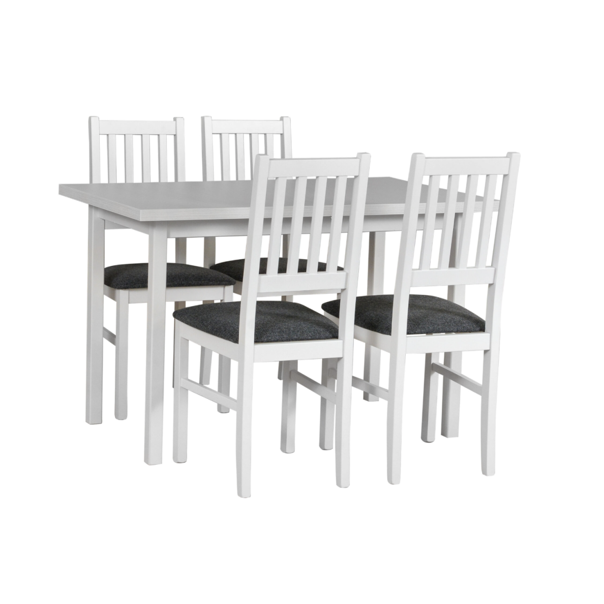 Valgomojo komplektas [4 vnt. Kėdės Bos1+ Stalas Max10]