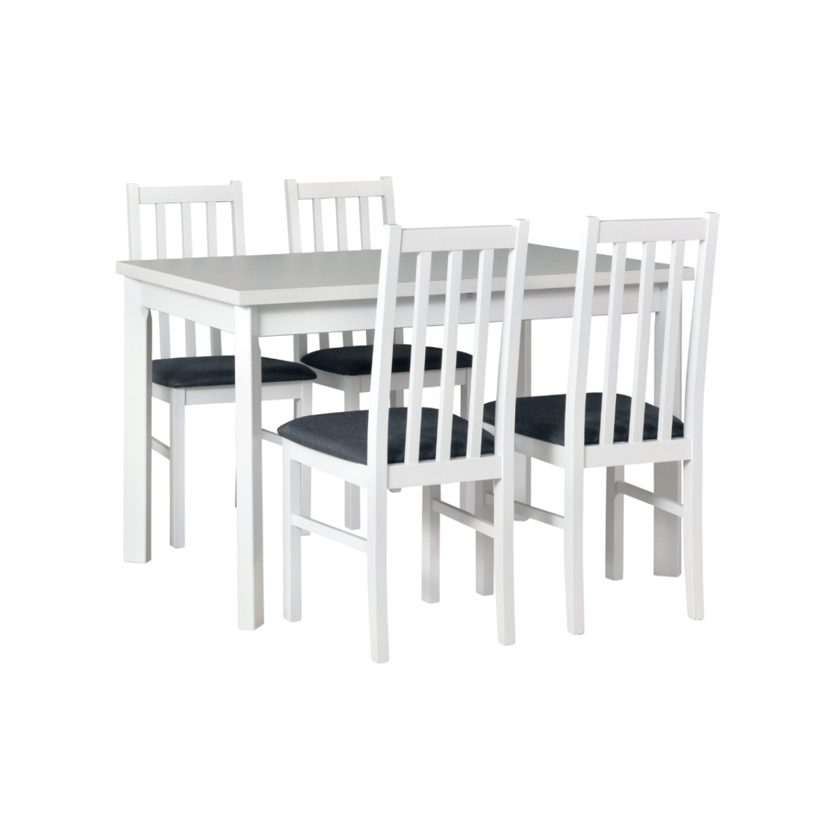 Valgomojo komplektas [4 vnt. Kėdės BOS10+ Stalas MAX5P]