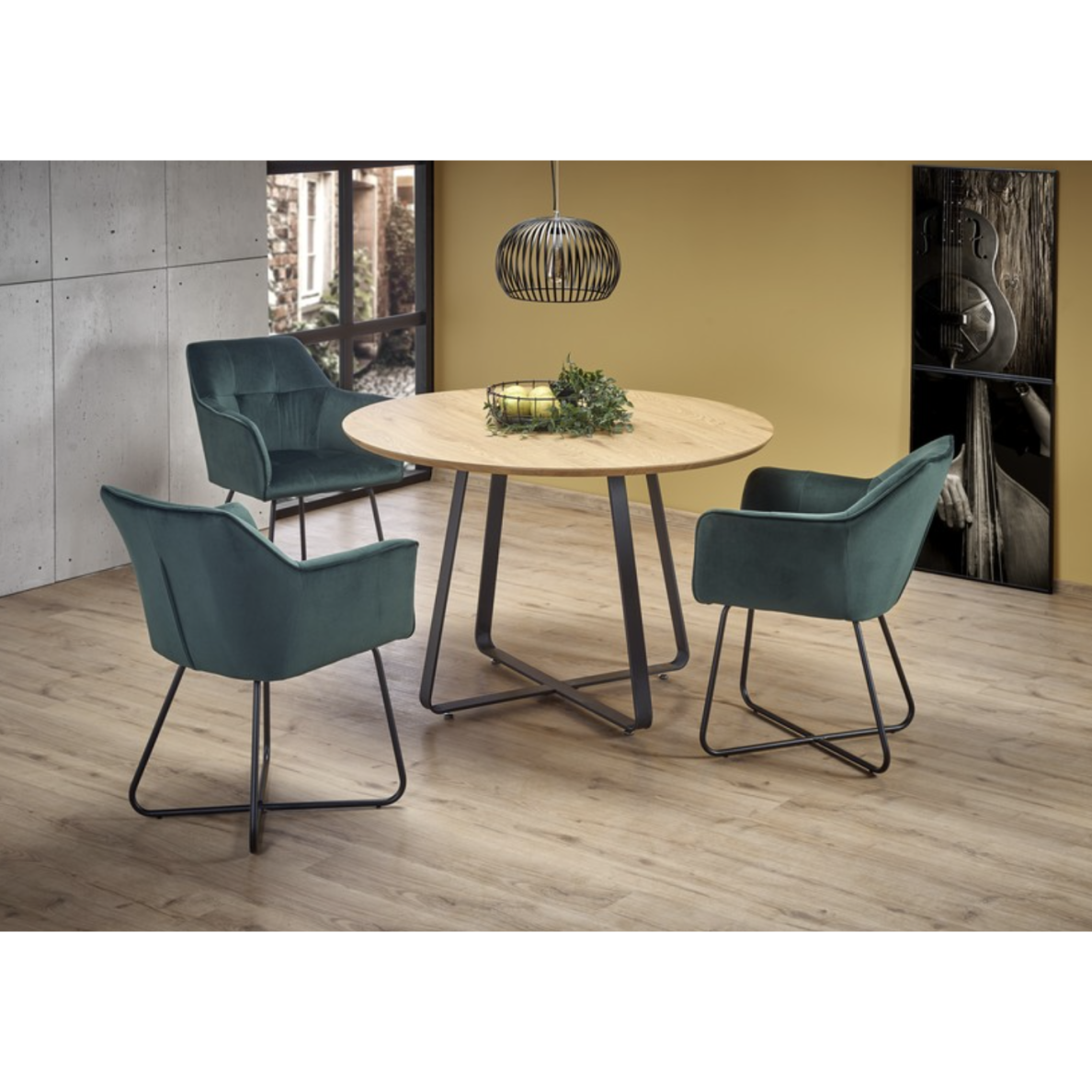 Valgomojo komplektas [Looper2 stalas ir K377 kėdės]