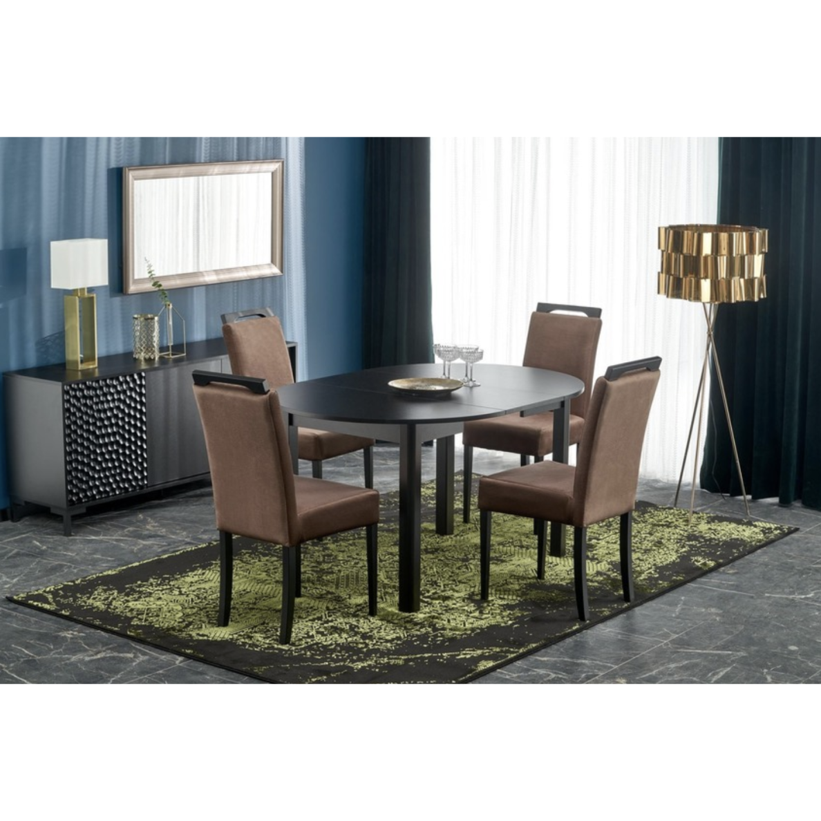 Valgomojo komplektas [Ringo stalas ir Clarion 2 kėdės]