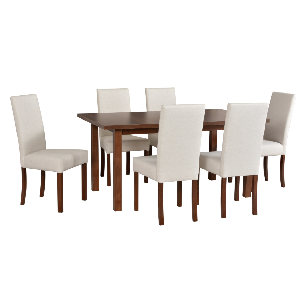 Valgomojo komplektas [6 vnt. Kėdės Roma2+ Stalas Modena2]