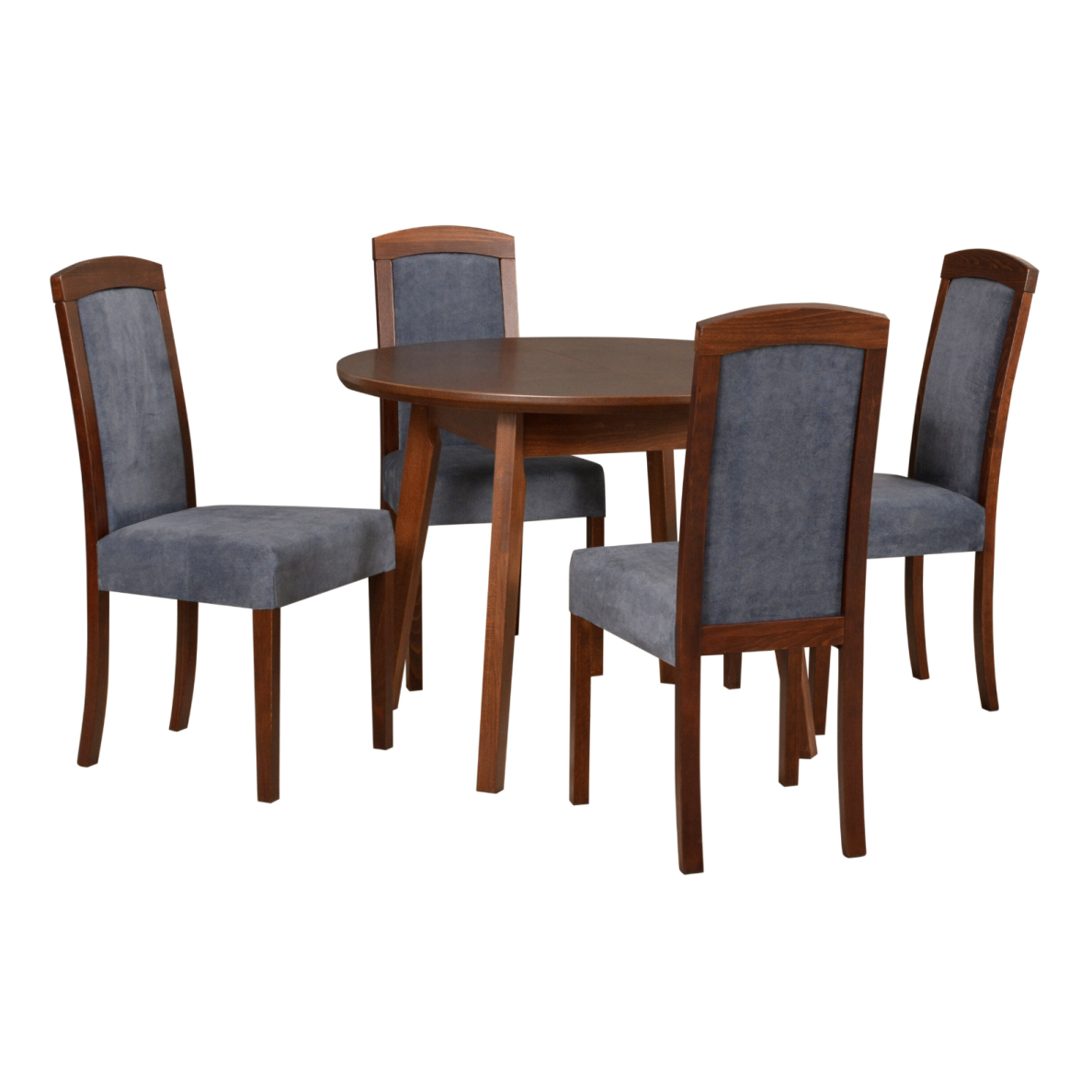 Valgomojo komplektas [4 vnt. Kėdės Roma7+ Stalas Oslo4 III]