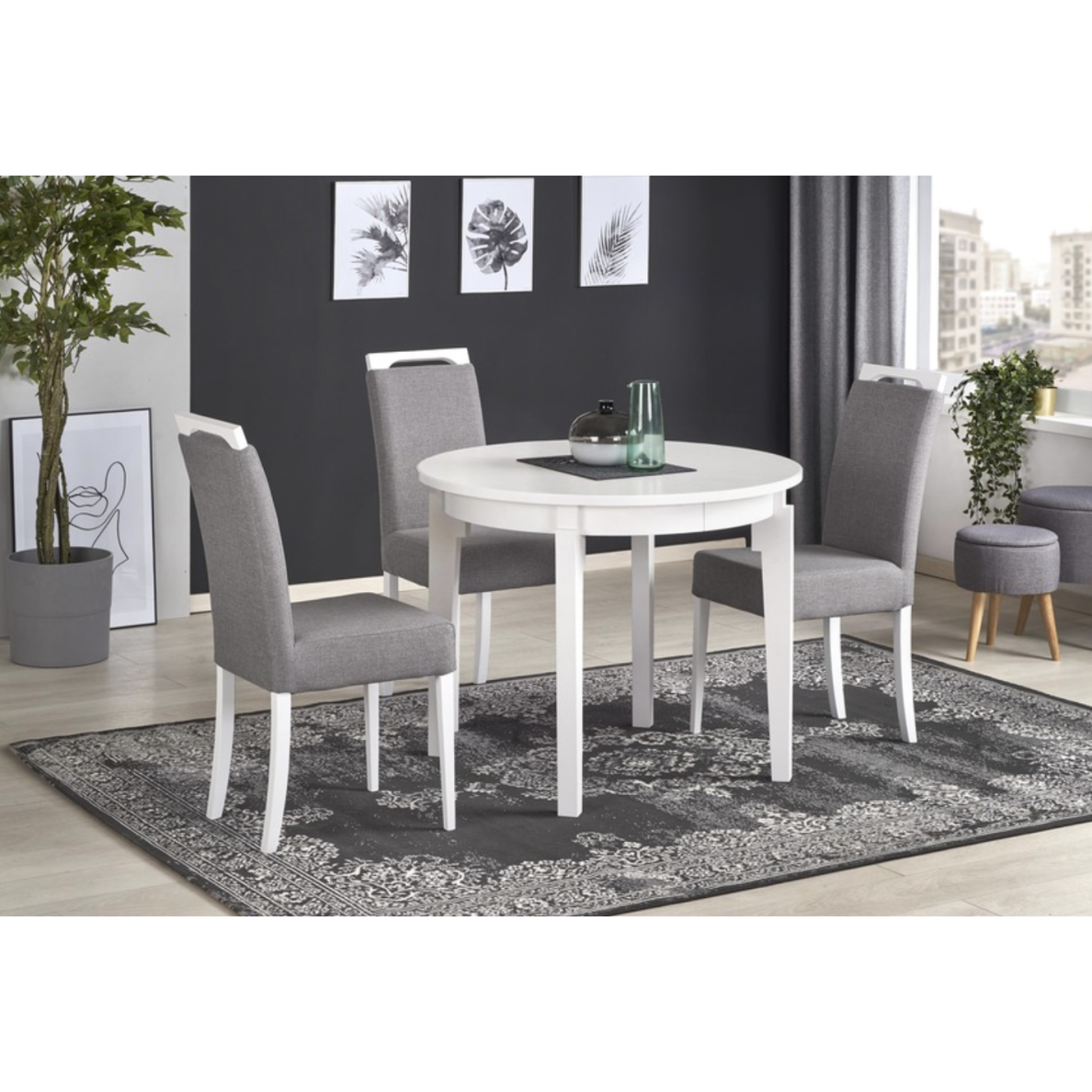 Valgomojo komplektas [Sorbus stalas ir Clarion kėdės]