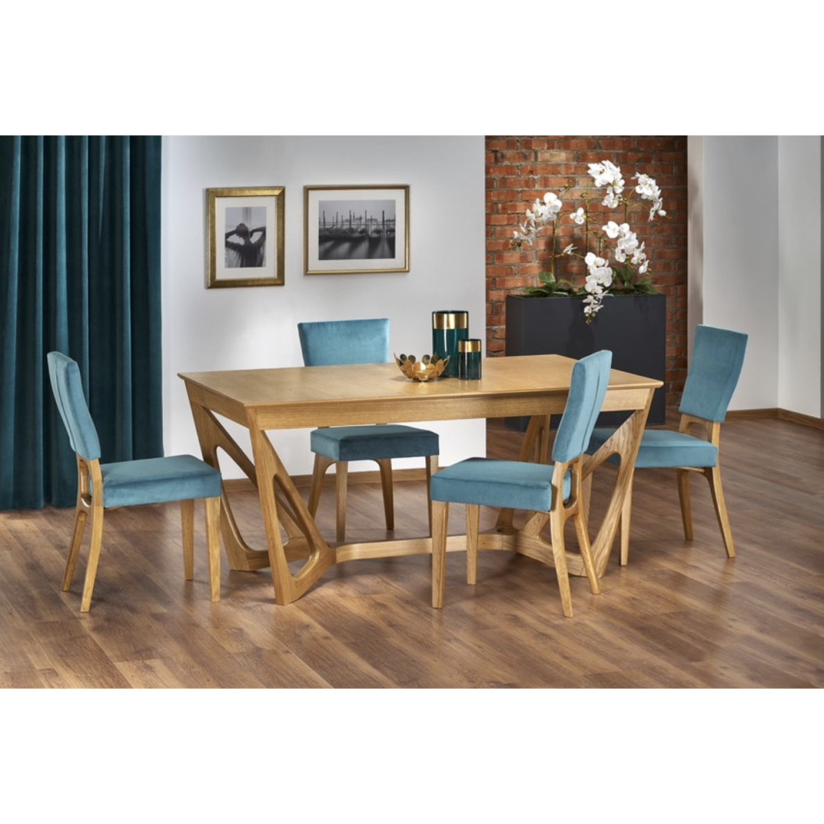 Valgomojo komplektas [Wenanty stalas ir Wenanty kėdės]