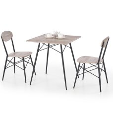 Valgomojo komplektas KABIR kvadratas + 2kėdės Valgomojo komplektas KABIR kvadratas + 2kėdės