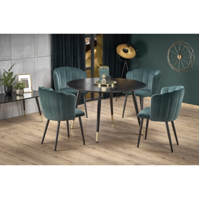 Valgomojo komplektas [Embos stalas ir K386 kėdės]