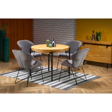 Valgomojo komplektas [Inferno stalas ir K458 kėdės] 1