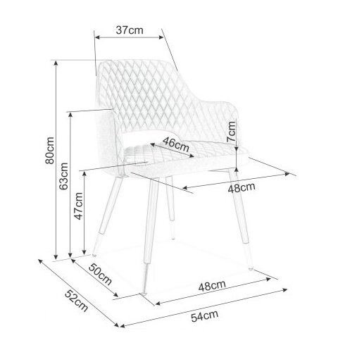 Valgomojo komplektas Vegas 8