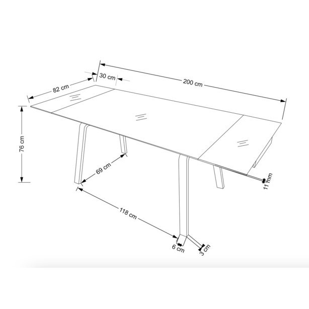 Valgomojo stalas Lozano 7