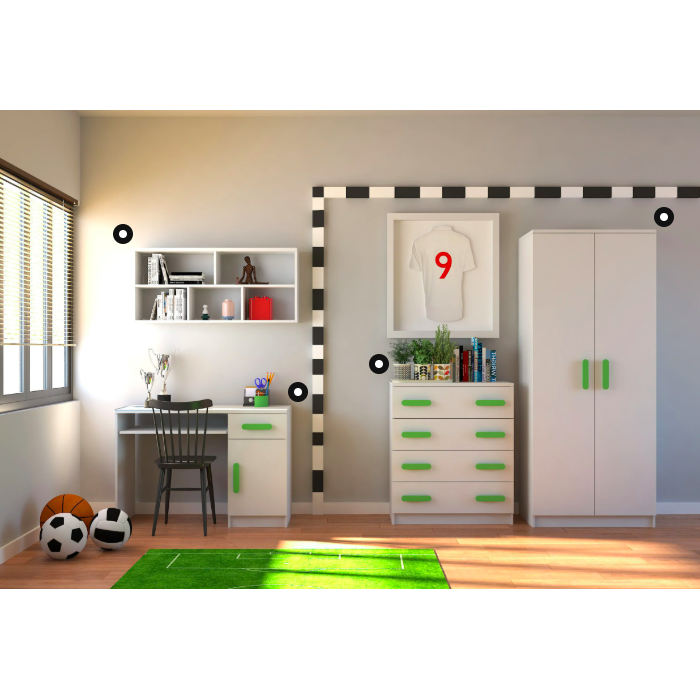 Vaikų kambario komplektas Smyk I