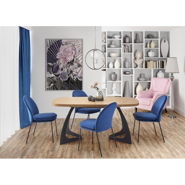 Valgomojo komplektas [Veldon stalas ir K443 kėdės]