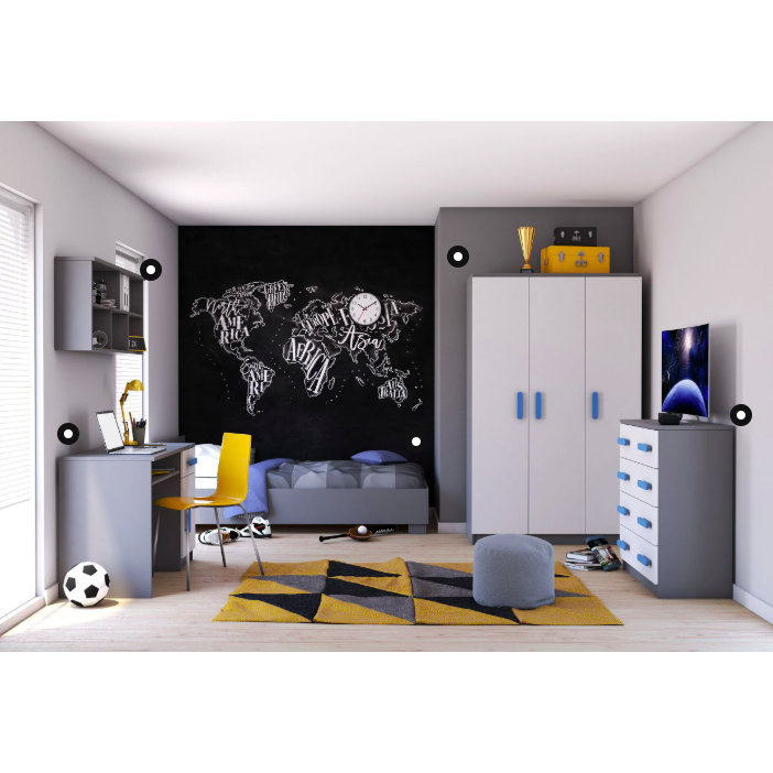 Vaikų kambario komplektas Smyk II