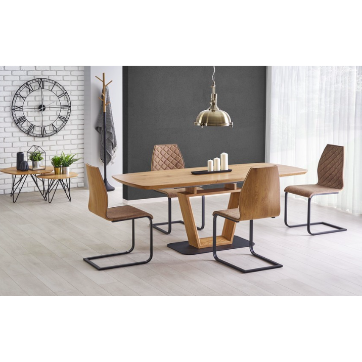 Valgomojo komplektas [Blacky stalas ir K265 kėdės]