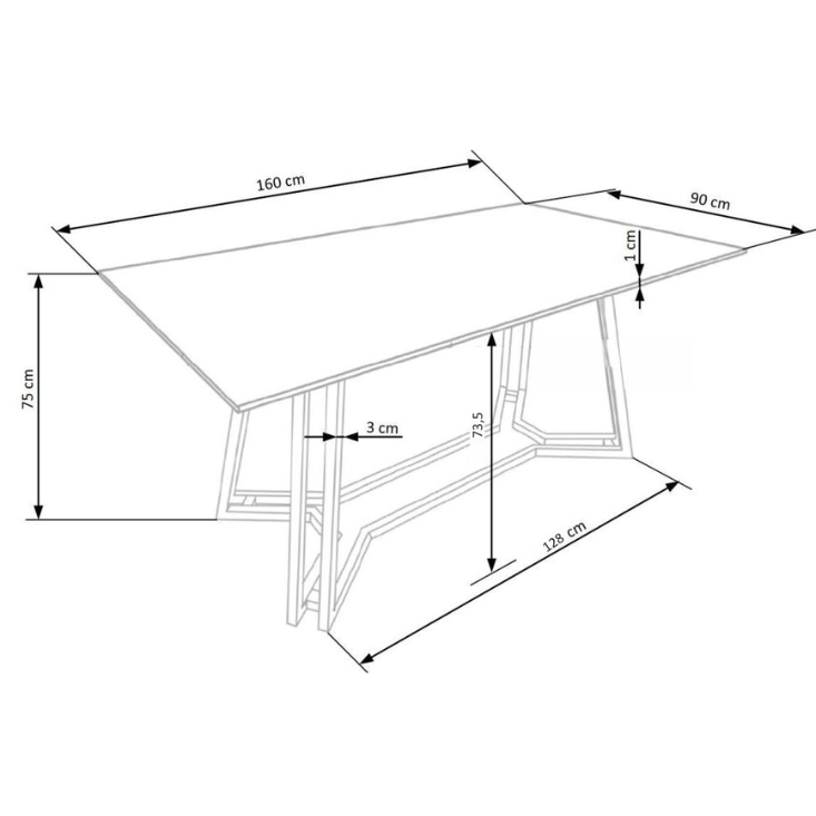 Valgomojo komplektas [Valentino stalas ir K436 kėdės] 5