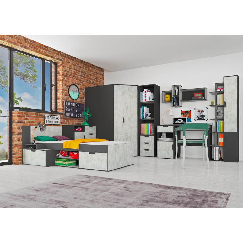 Vaikų kambario komplektas Nano III Vaikų kambario komplektas Nano III