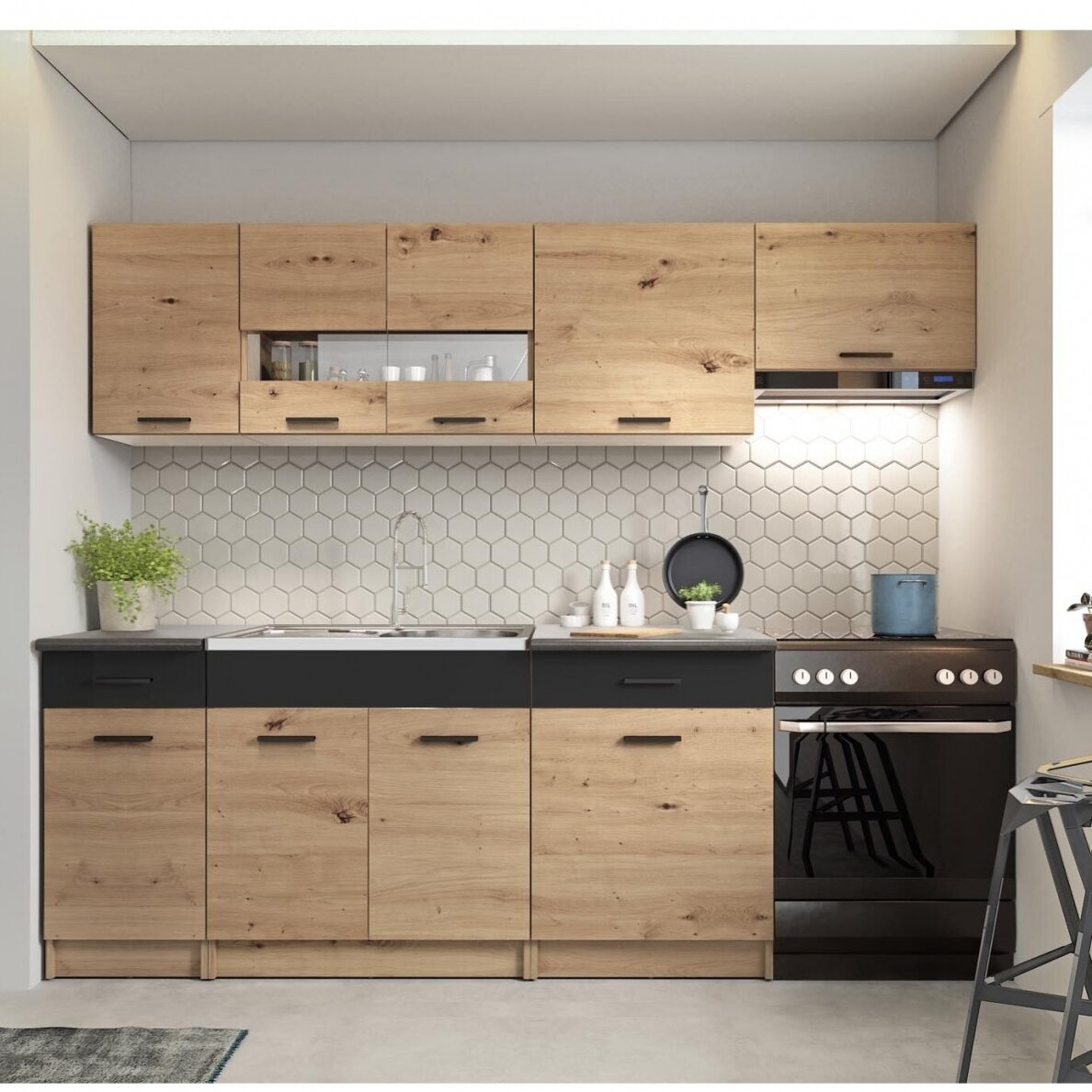 Virtuvės komplektas ALINA 240 Virtuvės komplektas ALINA 240