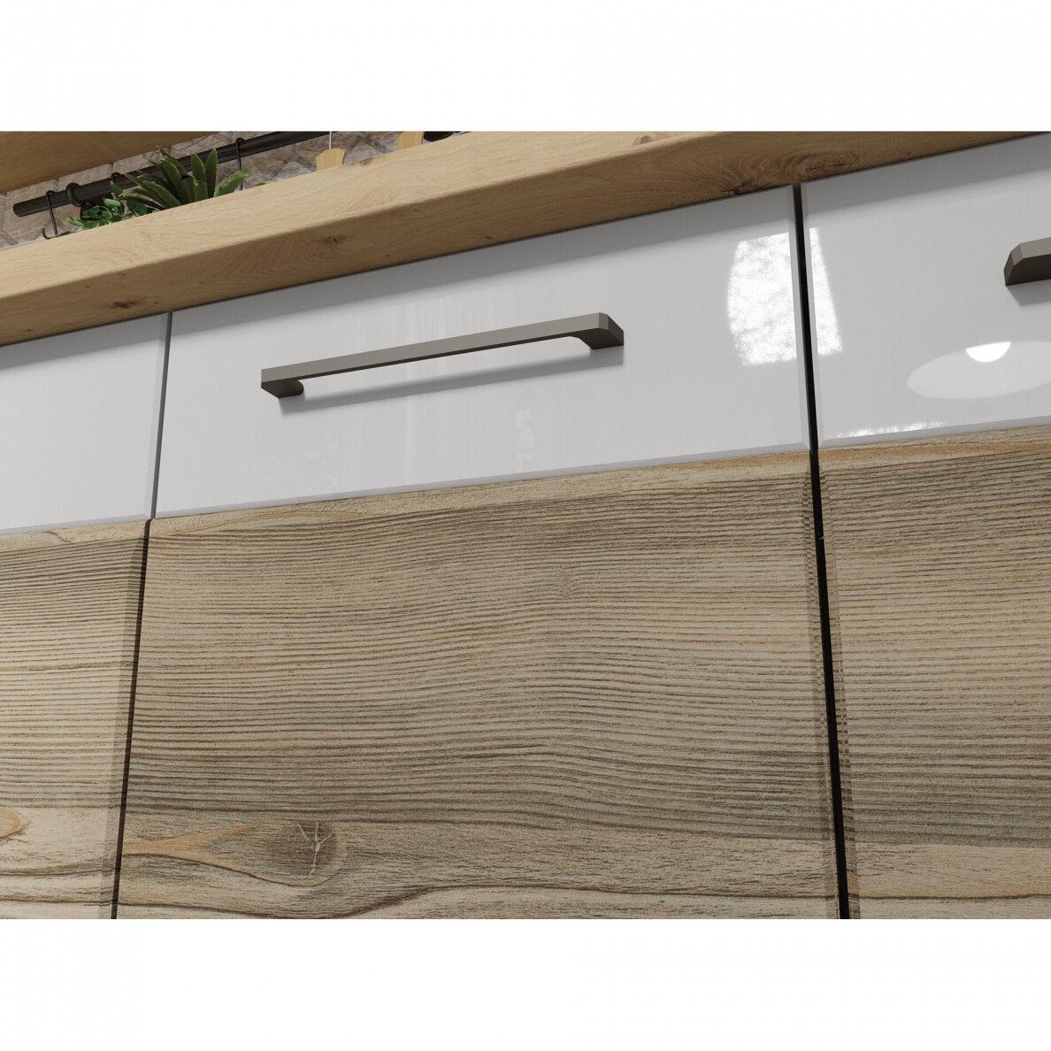 Virtuvės komplektas Infinity A Plus Latte 2 Virtuvės komplektas Infinity A Plus Latte 2