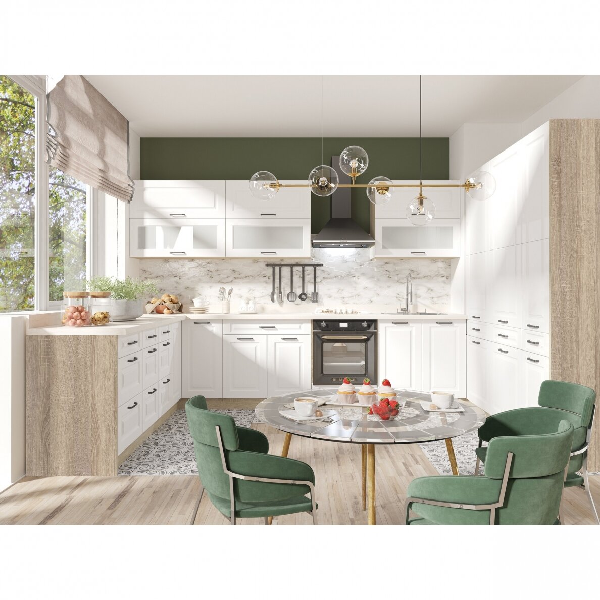 Virtuvinė apatinė spintelė SM 6D (80 cm) 4 Virtuvinė apatinė spintelė SM 6D (80 cm) 4