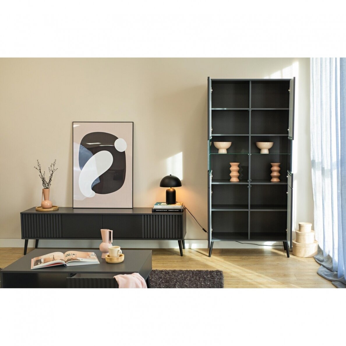 Vitrina Barcelona Black 4D 2