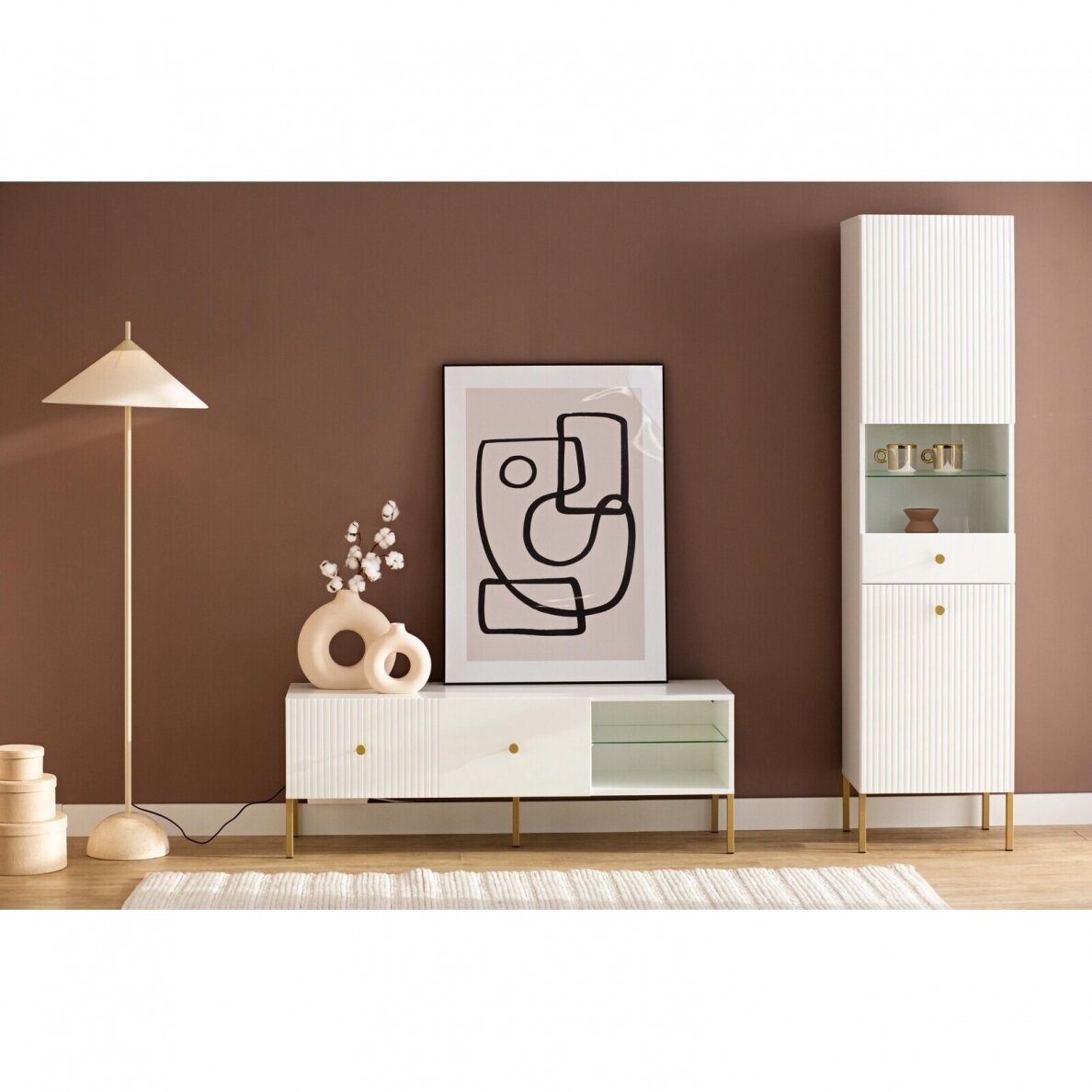 Vitrina Viena White 2D 2