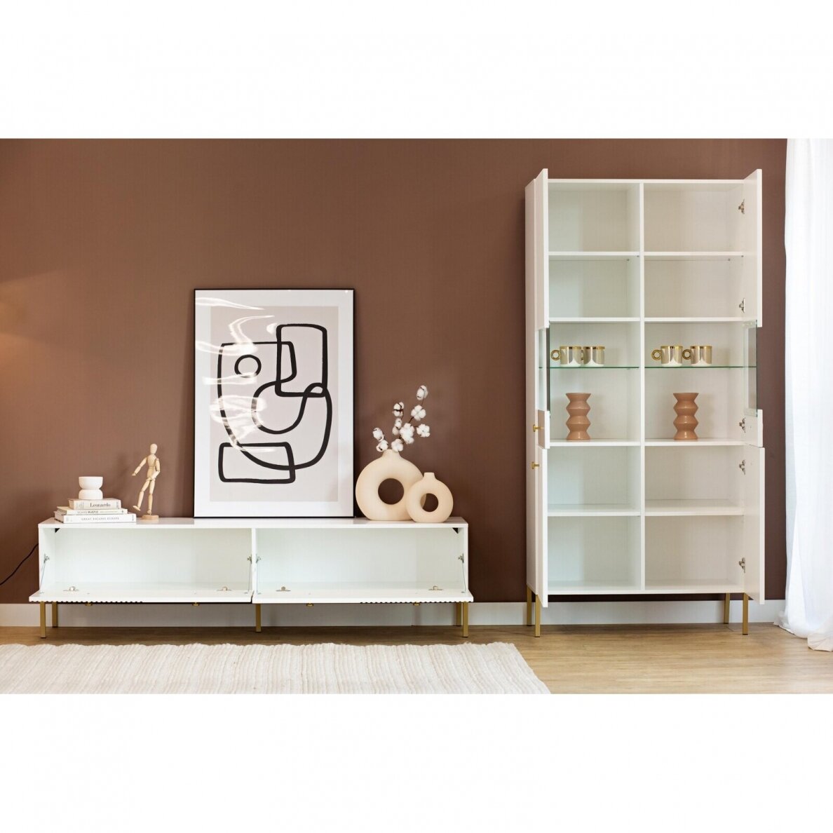 Vitrina Viena White 4D 2 Vitrina Viena White 4D 2