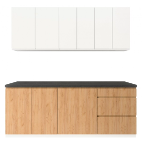 Virtuvės komplektas Aspen [2M-6EL]