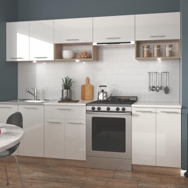 Virtuvės komplektas VIOLA 260 balta Virtuvės komplektas VIOLA 260 balta