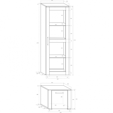 Vitrina Notti NOT-08 1