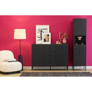 Vitrina Viena Black 2D 3 Vitrina Viena Black 2D 3