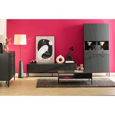 Vitrina Viena Black 4D 3
