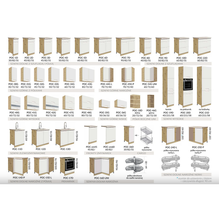 Viršutinė spintelė POC 40G (60 cm) 5 Viršutinė spintelė POC 40G (60 cm) 5